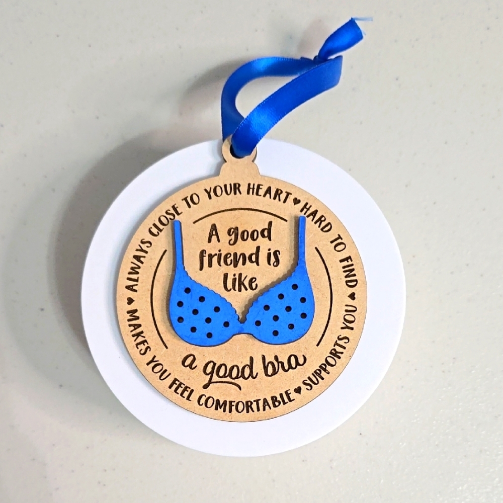 Custom Wooden Friend Ornament